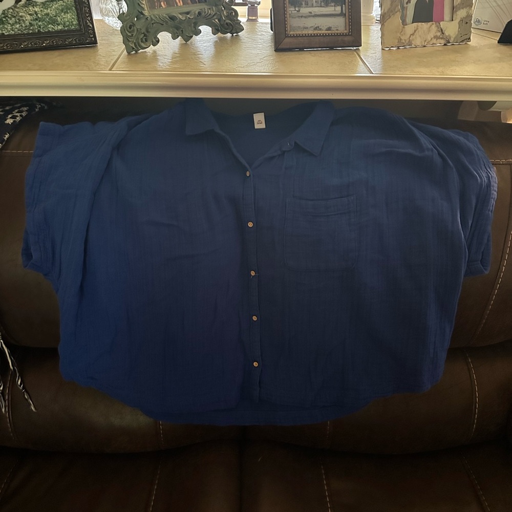 Old Navy Blue Women's Blouse